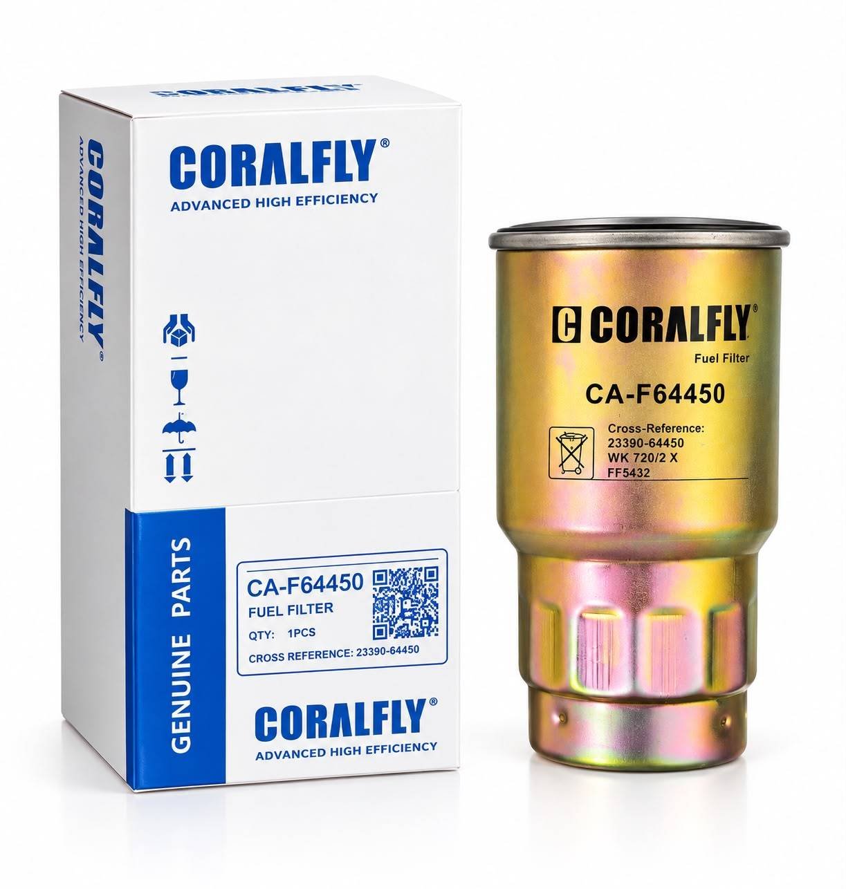 CA-F64450 FILTRO DE COMBUSTIBLE, COROLLA, NOAH, HIACE (FINO) DIESEL