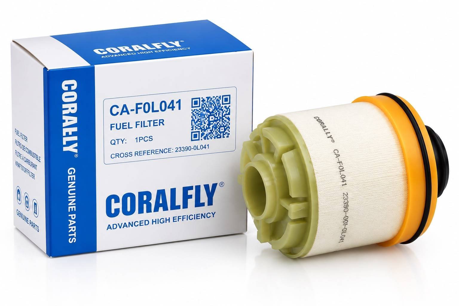 CA-F0L041 FILTRO DE COMBUSTIBLE HILUX 08, L200 15 DMAX 12
