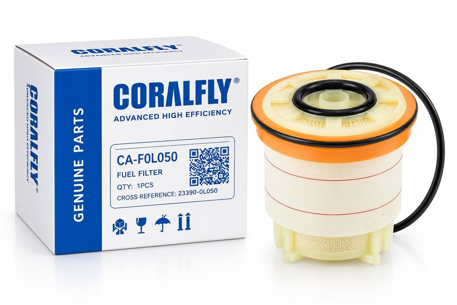 CA-F0L050 FILTRO DE COMBUSTIBLE, HILUX, FORTUNER, NEW HIACE, L200, BT50