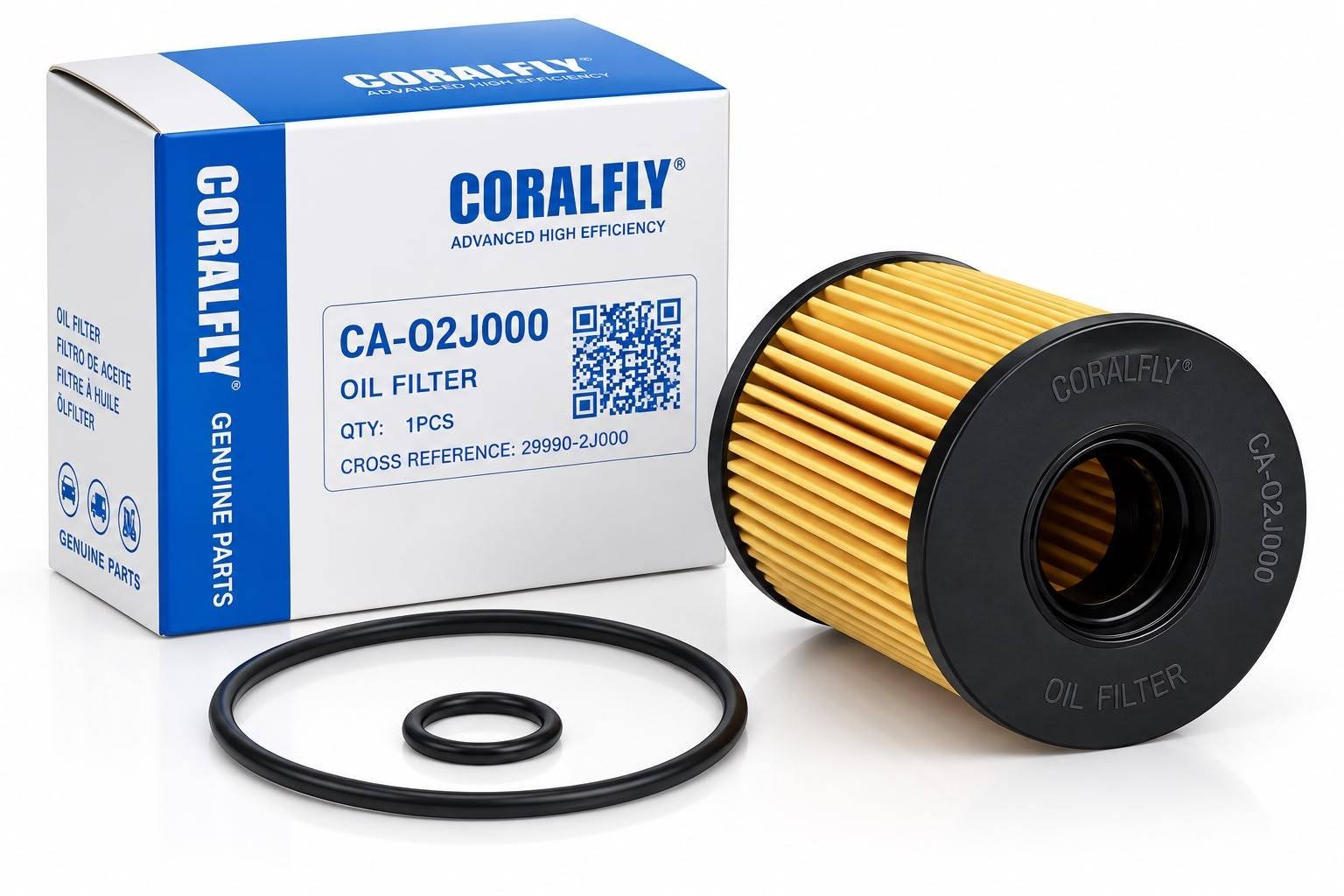 CA-02J000 FILTRO DE ACEITE TUCSON, SPORTAGE,CRETA,ELANTRA 21-